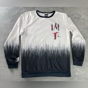 Hot Topic Vapor 95 XL Long Sleeve Thick Shirt Light Sweatshirt Sweater Poly mark